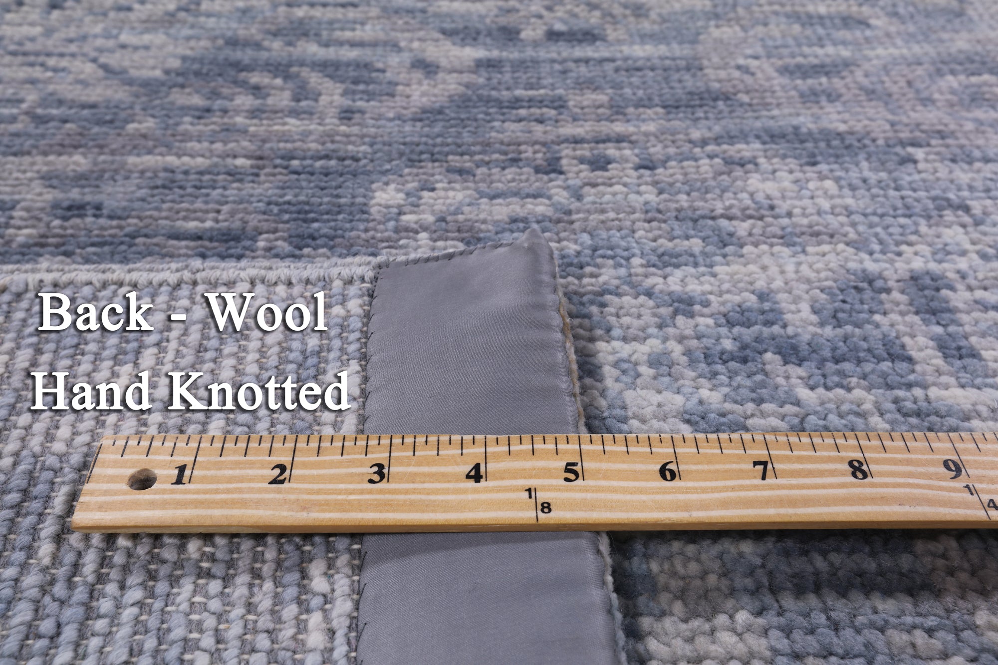 Modern Hand Knotted Wool Rug - 6' 0" X 9' 0" - Golden Nile