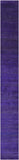 Purple Savannah Grass Handmade Wool & Silk Runner Rug - 2' 8" X 23' 6" - Golden Nile