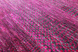 Pink Savannah Grass Handmade Wool & Silk Runner Rug - 2' 5" X 21' 11" - Golden Nile