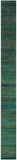 Green Savannah Grass Hand Knotted Wool & Silk Runner Rug - 2' 6" X 22' 0" - Golden Nile