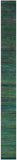 Green Savannah Grass Hand Knotted Wool & Silk Runner Rug - 2' 6" X 24' 0" - Golden Nile