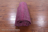 Pink Round Savannah Grass Handmade Wool & Silk Rug - 9' 8" X 9' 8" - Golden Nile