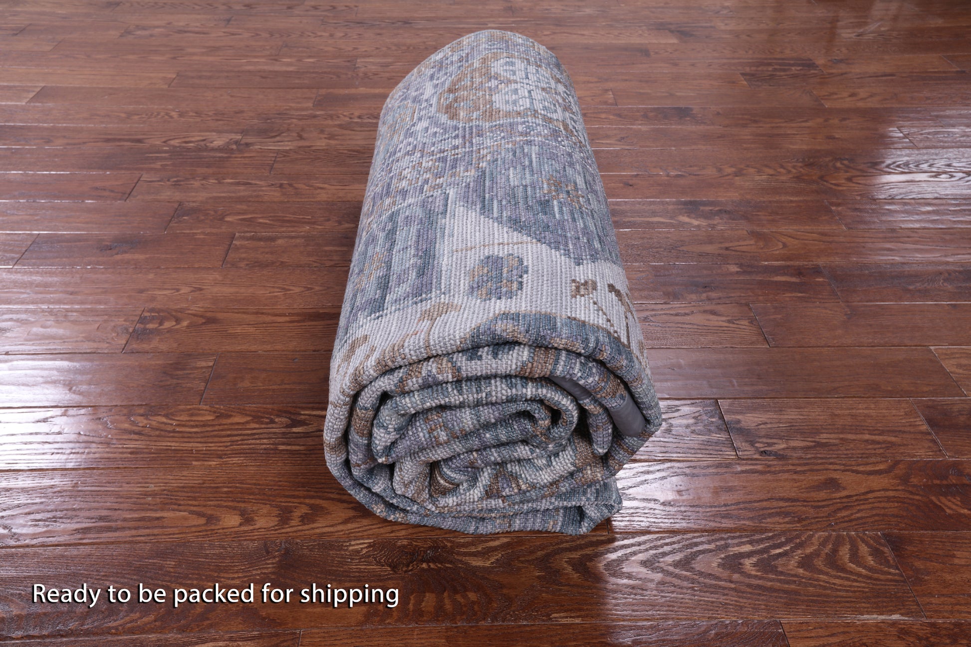 Geometric Persian Mamluk Hand Knotted Wool Rug - 9' 1" X 12' 1" - Golden Nile