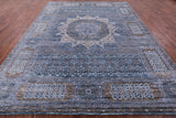 Geometric Persian Mamluk Hand Knotted Wool Rug - 9' 1" X 12' 1" - Golden Nile