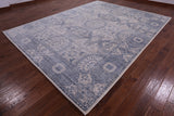 Ivory Geometric Persian Mamluk Handmade Wool Rug - 9' 1" X 11' 11" - Golden Nile
