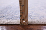 Ivory Geometric Persian Mamluk Handmade Wool Rug - 9' 1" X 11' 11" - Golden Nile