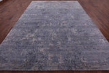 Contemporary Hand Knotted Wool & Silk Rug - 8' 11" X 12' 2" - Golden Nile