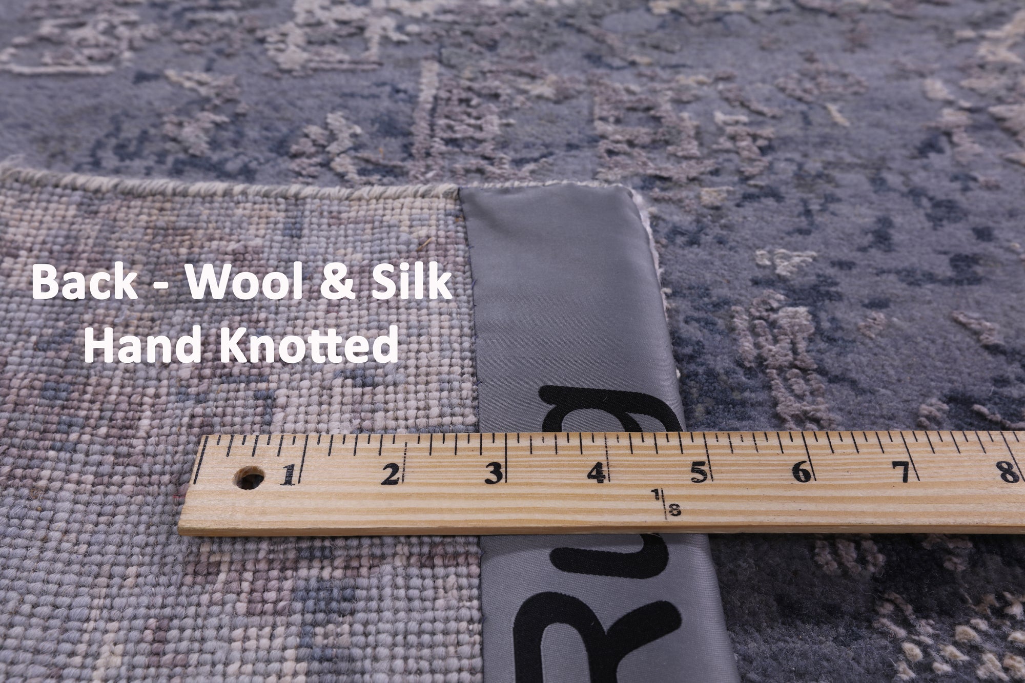 Contemporary Hand Knotted Wool & Silk Rug - 8' 11" X 12' 2" - Golden Nile