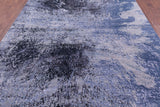 Abstract Contemporary Hand Knotted Wool & Silk Rug - 8' 0" X 10' 3" - Golden Nile