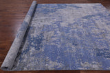 Modern Hand Knotted Wool & Silk Rug - 9' 0" X 12' 1" - Golden Nile