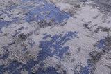Modern Hand Knotted Wool & Silk Rug - 9' 0" X 12' 1" - Golden Nile