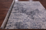 Abstract Modern Hand Knotted Wool & Silk Rug - 8' 1" X 9' 11" - Golden Nile