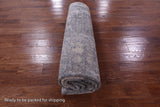 Abstract Modern Handmade Wool & Silk Rug - 7' 10" X 10' 1" - Golden Nile