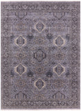 Grey Persian Fine Serapi Hand Knotted Wool Rug - 8' 10" X 11' 10" - Golden Nile
