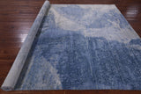 Contemporary Hand Knotted Wool & Silk Rug - 7' 11" X 10' 1" - Golden Nile