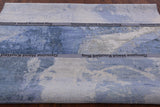 Contemporary Hand Knotted Wool & Silk Rug - 7' 11" X 10' 1" - Golden Nile