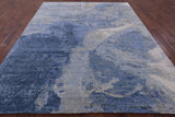 Contemporary Hand Knotted Wool & Silk Rug - 7' 11" X 10' 1" - Golden Nile