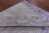 Modern Hand Knotted Wool & Silk Rug - 7' 11" X 10' 3" - Golden Nile