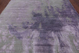 Modern Hand Knotted Wool & Silk Rug - 7' 11" X 10' 3" - Golden Nile