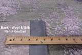 Modern Hand Knotted Wool & Silk Rug - 7' 11" X 10' 3" - Golden Nile