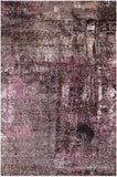 Abstract Modern Handmade Wool & Silk Rug - 6' 0" X 9' 1" - Golden Nile