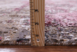 Abstract Modern Handmade Wool & Silk Rug - 6' 0" X 9' 1" - Golden Nile