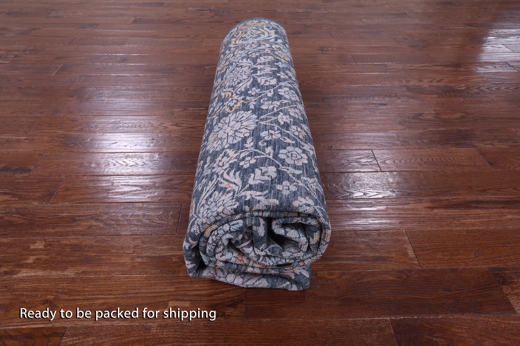 Modern Handmade Wool & Silk Rug - 8' 0" X 10' 0" - Golden Nile