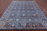 Modern Handmade Wool & Silk Rug - 8' 0" X 10' 0" - Golden Nile