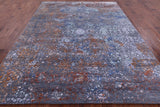 Modern Hand Knotted Wool & Silk Rug - 7' 11" X 10' 3" - Golden Nile