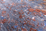 Modern Hand Knotted Wool & Silk Rug - 7' 11" X 10' 3" - Golden Nile