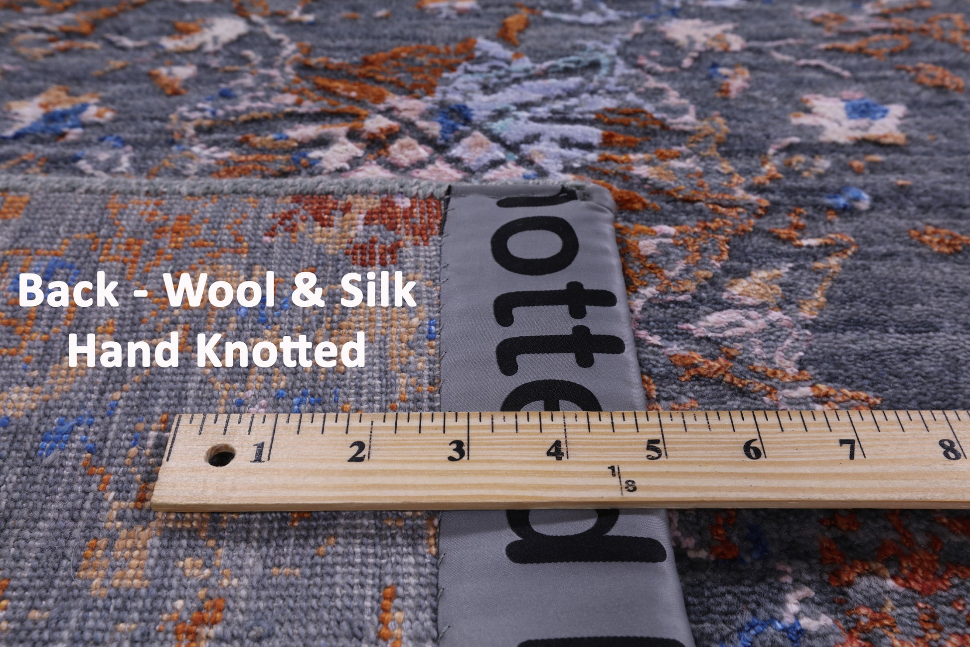 Modern Hand Knotted Wool & Silk Rug - 7' 11" X 10' 3" - Golden Nile