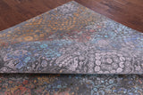 Modern Handmade Wool & Silk Rug - 8' 0" X 10' 4" - Golden Nile
