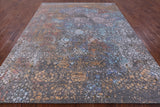 Modern Handmade Wool & Silk Rug - 8' 0" X 10' 4" - Golden Nile