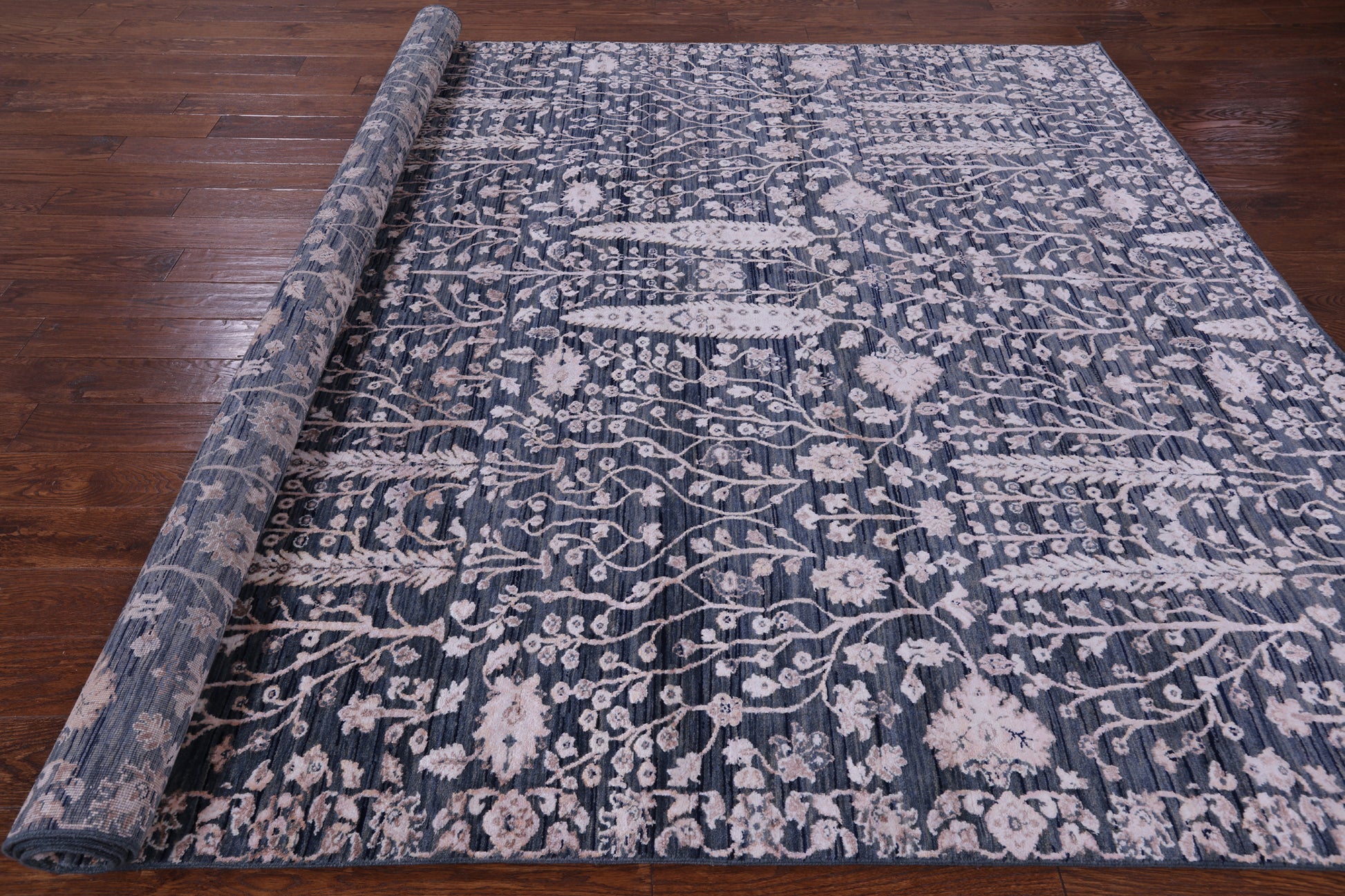 Persian Ziegler Handmade Wool & Silk Rug - 8' 2" X 10' 5" - Golden Nile