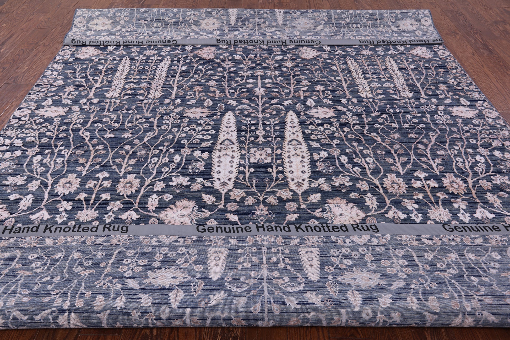 Persian Ziegler Handmade Wool & Silk Rug - 8' 2" X 10' 5" - Golden Nile