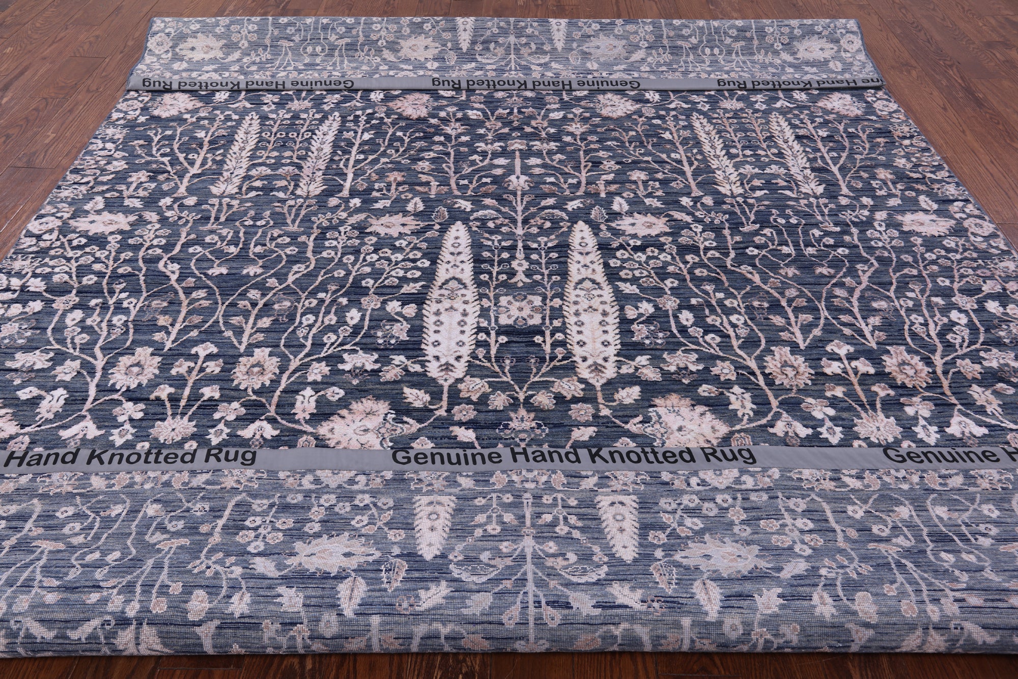 Persian Ziegler Handmade Wool & Silk Rug - 8' 2" X 10' 5" - Golden Nile