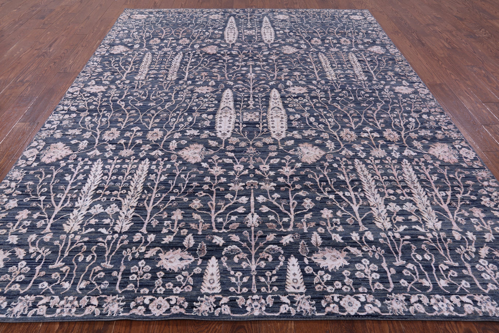 Persian Ziegler Handmade Wool & Silk Rug - 8' 2" X 10' 5" - Golden Nile