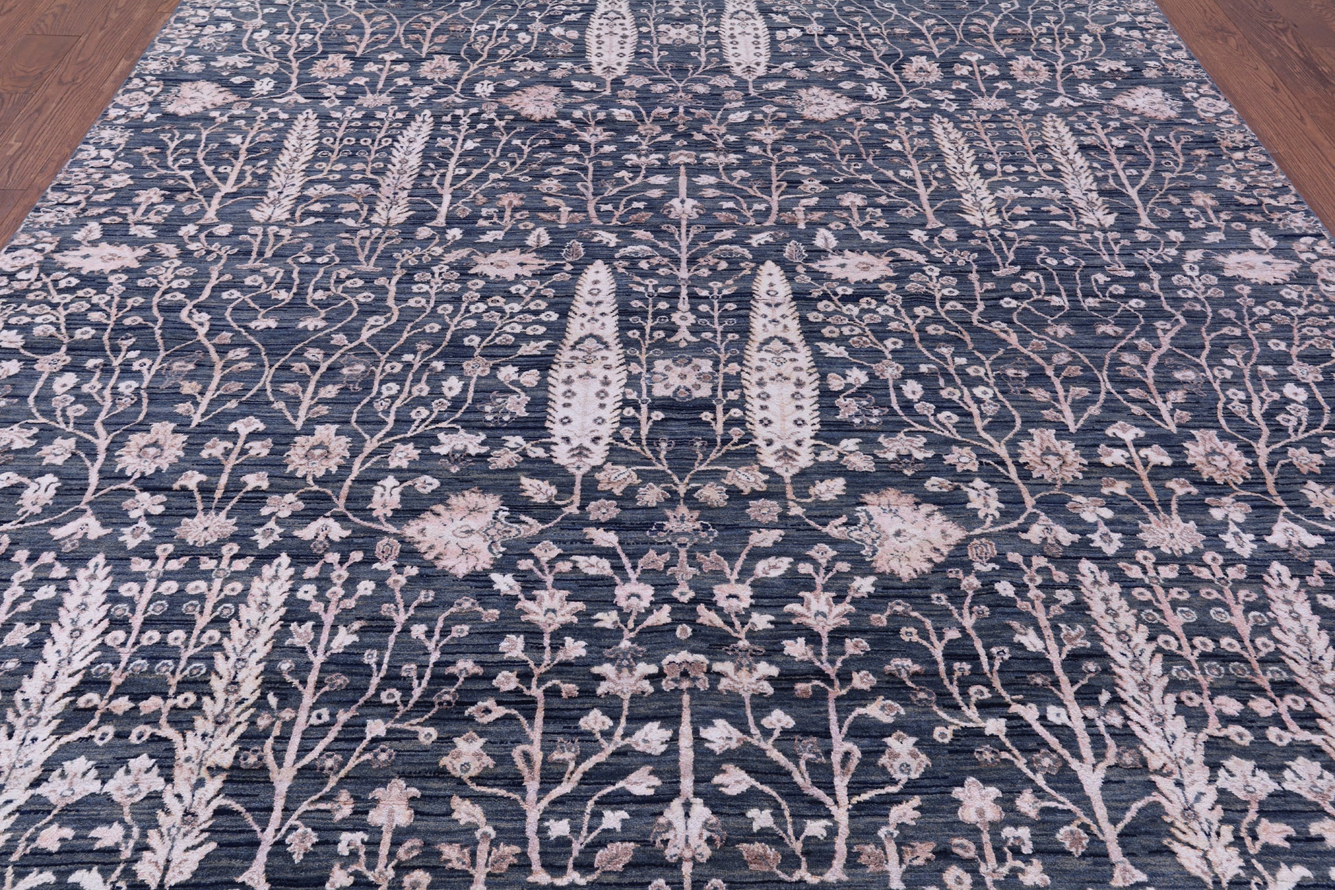 Persian Ziegler Handmade Wool & Silk Rug - 8' 2" X 10' 5" - Golden Nile