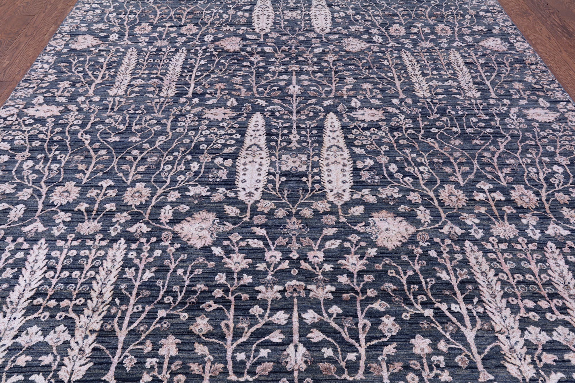 Persian Ziegler Handmade Wool & Silk Rug - 8' 2" X 10' 5" - Golden Nile