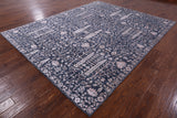 Persian Ziegler Handmade Wool & Silk Rug - 8' 2" X 10' 5" - Golden Nile