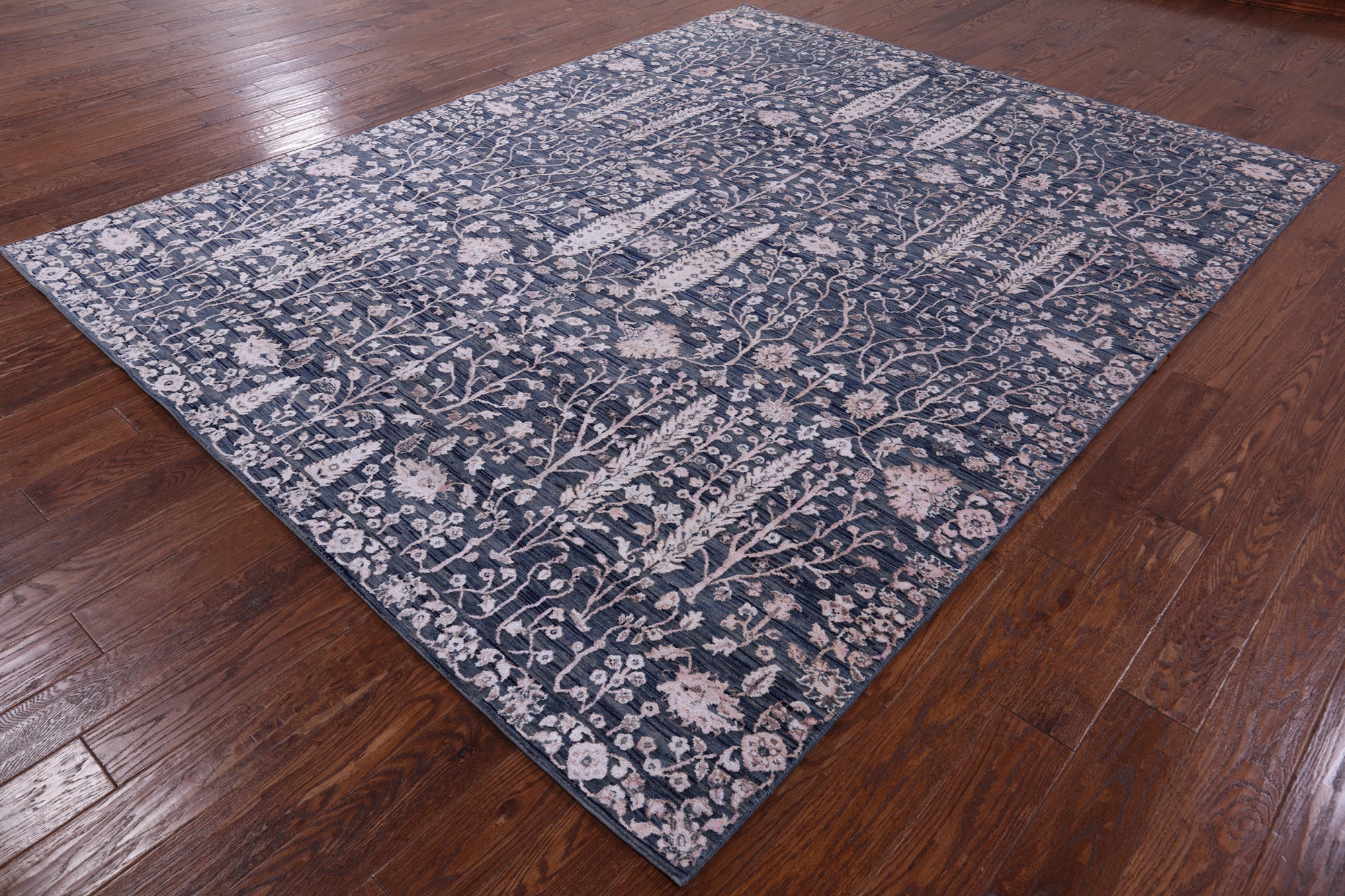 Persian Ziegler Handmade Wool & Silk Rug - 8' 2" X 10' 5" - Golden Nile