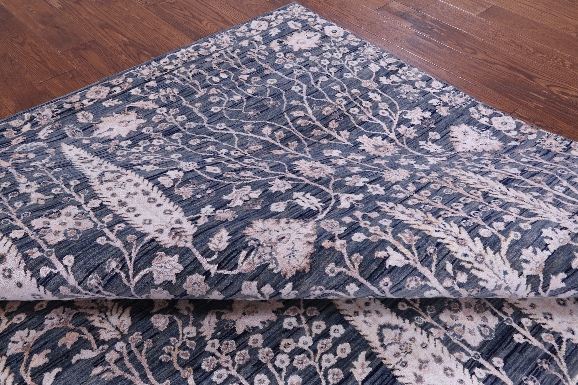 Persian Ziegler Handmade Wool & Silk Rug - 8' 2" X 10' 5" - Golden Nile