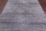 Contemporary Hand Knotted Wool & Silk Rug - 6' 1" X 8' 11" - Golden Nile