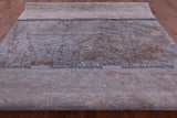 Modern Handmade Wool & Silk Rug - 9' 0" X 12' 7" - Golden Nile