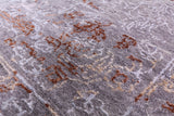 Modern Handmade Wool & Silk Rug - 9' 0" X 12' 7" - Golden Nile