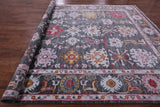 Grey Turkish Oushak Hand Knotted Wool Rug - 9' 1" X 11' 10" - Golden Nile