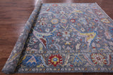 Grey Turkish Oushak Hand Knotted Wool Rug - 9' 1" X 12' 6" - Golden Nile