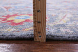 Grey Turkish Oushak Hand Knotted Wool Rug - 9' 1" X 12' 6" - Golden Nile