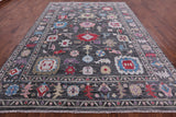 Grey Turkish Oushak Hand Knotted Wool Rug - 9' 2" X 12' 0" - Golden Nile