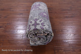 Grey Turkish Oushak Hand Knotted Wool Rug - 9' 2" X 11' 11" - Golden Nile